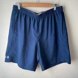 Under Armour Performance Athletic Shorts blue XL